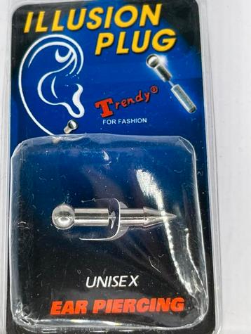 TRENDY FOR FASHION ILLUSIONIST PLUG UNISEX EAR PIERCING beschikbaar voor biedingen