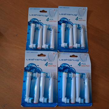 NIEUWE 4 doosjes tandborstels voor elektrische TB Oral-B  beschikbaar voor biedingen