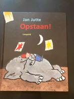 Opstaan! - Jan Jutte, Ophalen of Verzenden, Zo goed als nieuw, Uitklap-, Voel- of Ontdekboek, 2 tot 3 jaar