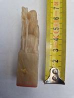 Antieke Chinese Lakstempel - Gesneden Steen, Ophalen of Verzenden