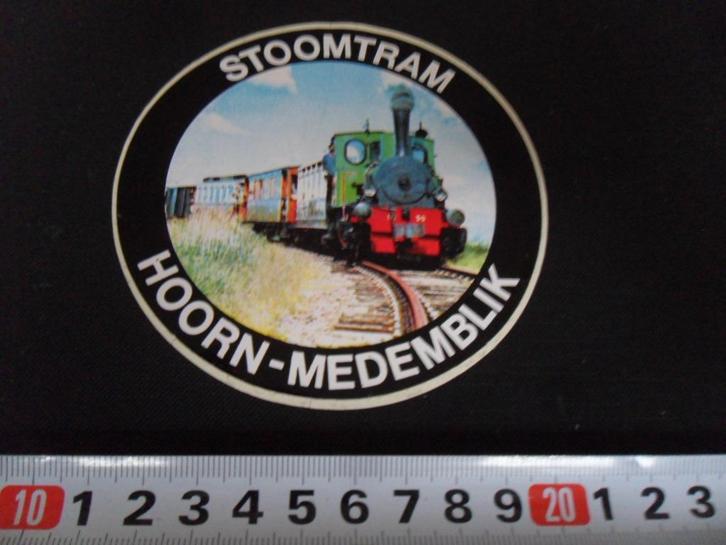 sticker stoomtram hoorn - medemblik, Verzamelen, Stickers, Zo goed als nieuw, Ophalen