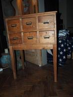 houten Ladekastje, Huis en Inrichting, Kasten | Ladekasten, Ophalen, Gebruikt, 5 laden of meer, 50 tot 100 cm