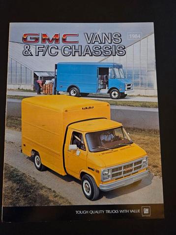 Brochure GMC Vans & F/C Chassis 1984 USA  beschikbaar voor biedingen