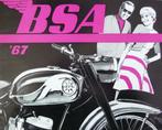 Folder BSA 1967, Motoren, Handleidingen en Instructieboekjes, Verzenden, Overige merken