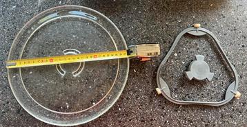 Magnetron draai plateau glas NIEUW, compleet, diameter 28cm beschikbaar voor biedingen