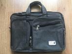 Zwarte Denim Laptoptas Briefcase Businesstas, Computers en Software, Laptoptassen, Ophalen of Verzenden, Zo goed als nieuw