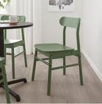 IKEA: 4 dining chairs – green, Ophalen of Verzenden, Zo goed als nieuw, Stoel(en)