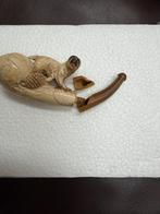 Oude pijp met aap stuk duidelijk foto, Antiek en Kunst, Ophalen of Verzenden