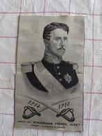 Portret Koning Albert België op zijde, Eerste Wereldoorlog, Ophalen of Verzenden