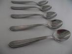 5 vintage RVS Espresso lepeltje 9 cm Libra door en door p s, Antiek en Kunst, Ophalen of Verzenden