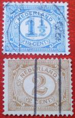 Nederland - 1,5 en 2 Cent, Postzegels en Munten, Verzenden, T/m 1940, Gestempeld