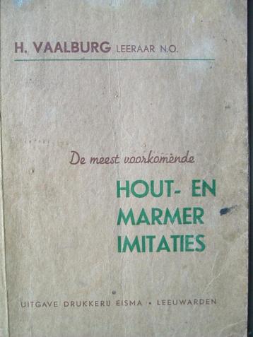 Schildersambacht: hout- en marmerimitaties - 1942. beschikbaar voor biedingen