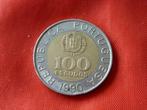 Portugal - 100 escudos 1990 prachtig (5901, Postzegels en Munten, Ophalen of Verzenden, Overige landen, Losse munt