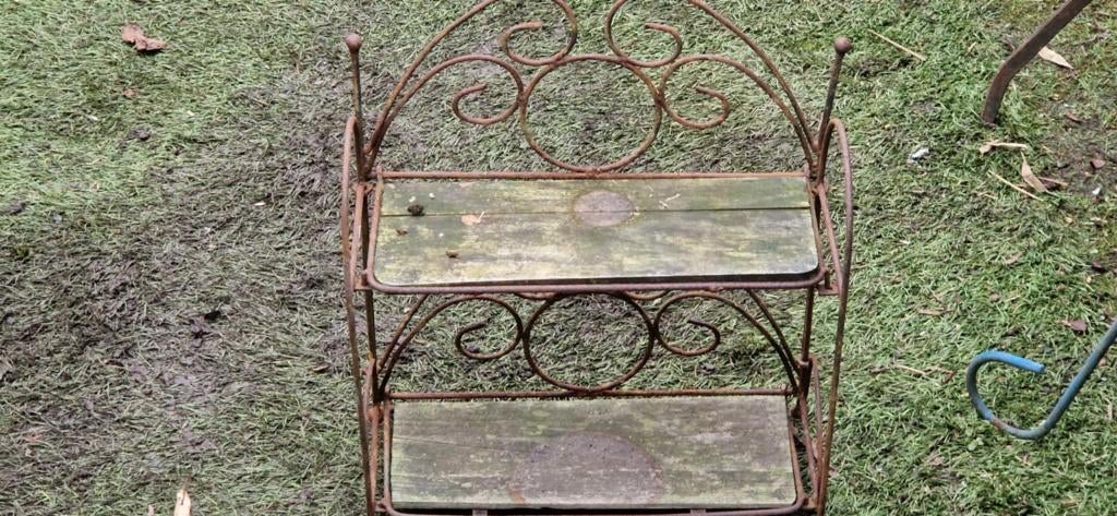 Super mooie etagère (kruidenrek?)kan hangen/staan (brocante), Huis en Inrichting, Woonaccessoires | Wanddecoraties, Gebruikt, Ophalen of Verzenden