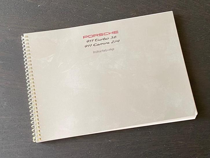 Porsche 911 (964) Turbo 3.6 / 911 Carrera 2/4 Instructieboek, Auto diversen, Handleidingen en Instructieboekjes, Ophalen of Verzenden