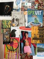 Plaatjes knipsels teksten en tijdschriften om te knutselen, Hobby en Vrije tijd, Ophalen of Verzenden, Gebruikt, Materiaal