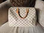 Louis vuitton speedy 30 azur orgineel, Sieraden, Tassen en Uiterlijk, Tassen | Damestassen, Ophalen, Zo goed als nieuw, Wit, Handtas