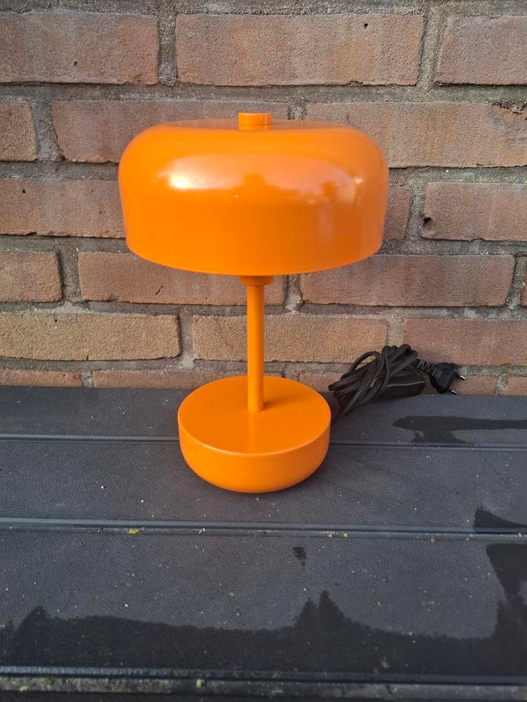 Dyberg Larsen Tafellamp Haipot Oranje Ø17cm G9, Ophalen of Verzenden, Minder dan 50 cm