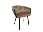 Bam & Boo Mandy camel/taupe., Huis en Inrichting, Stoelen, Twee, Overige kleuren, Nieuw, Ophalen of Verzenden