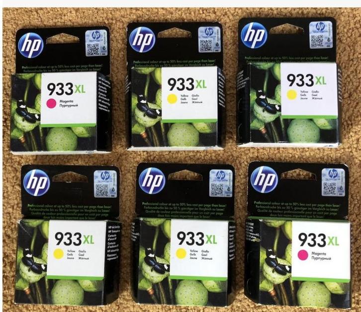 HP 933XL inktcartidges inkt, Computers en Software, Printerbenodigdheden, Nieuw, Toner, Verzenden