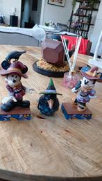 Disney traditions beelden van Halloween van Mickey en minnie, Verzamelen, Ophalen, Mickey Mouse, Zo goed als nieuw, Beeldje of Figuurtje