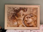 Origineel olieverf schilderij groot. Romeinse tijd, Ophalen, Zo goed als nieuw, Schilderij, 75 cm of meer