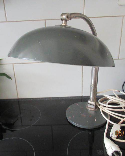 OUDE LEUKE  BUREAU-LAMP HALA- ZEIST -ONTWERP BUSQUET, Antiek en Kunst, Antiek | Lampen, Ophalen of Verzenden
