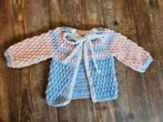 Handgemaakt babyvestje meisje, Handgemaakt, Ophalen of Verzenden, Zo goed als nieuw, Truitje of Vestje