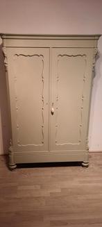 Antieke biedermeier linnenkast/meidenkast (demontabel), Antiek en Kunst, Antiek | Meubels | Kasten, Ophalen