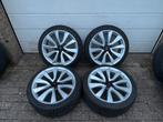 Originele Tesla Model 3 19 inch sport velgen winter tpms, Gebruikt, Banden en Velgen, Winterbanden, 235 mm