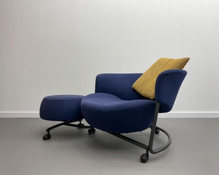 Girotonda Fauteuil Francesco Binfaré voor Cassina, 1990s, Huis en Inrichting, Fauteuils, Gebruikt, Stof, 75 tot 100 cm, Ophalen