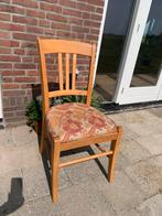 4x eiken houten eetkamerstoelen, Huis en Inrichting, Stoelen, Ophalen, Zo goed als nieuw, Bruin, Vier
