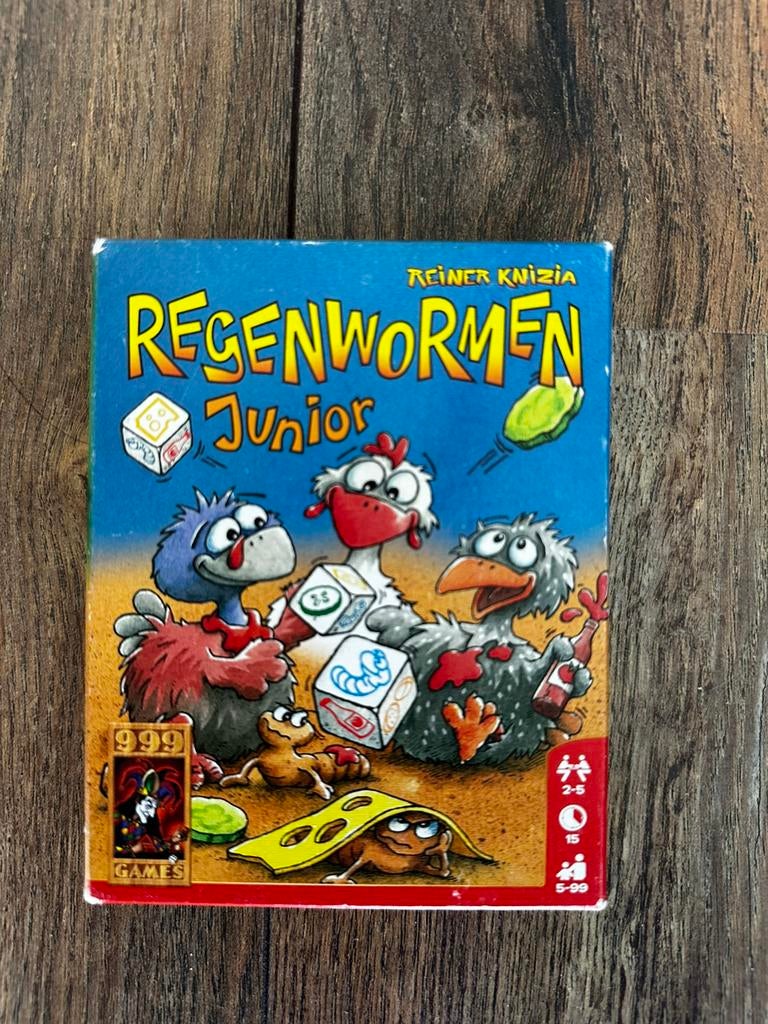 Regenwormen junior, Hobby en Vrije tijd, Gezelschapsspellen | Kaartspellen, Ophalen, Gebruikt