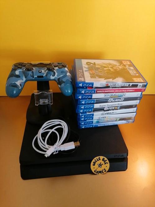 Sony Ps4 500GB + Controller/Dock + 10 games, Spelcomputers en Games, Games | Sony PlayStation 4, Zo goed als nieuw, 1 speler, Vanaf 7 jaar