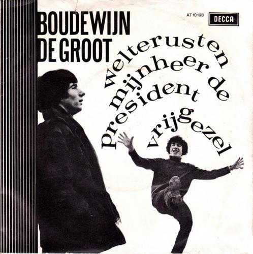 Boudewijn de Groot - Weltrusten Meneer de President (Single), Cd's en Dvd's, Vinyl Singles, Gebruikt, Nederlandstalig, 7 inch