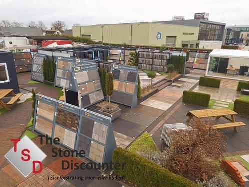 The Stone Discounter.. Uw leverancier voor (Sier)bestrating!, Tuin en Terras, Tegels en Klinkers, Nieuw, Terrastegels, Keramiek