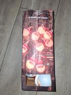 10 Kerstman LED Lampjes Warm Wit, Ophalen of Verzenden, Nieuw, Kerst