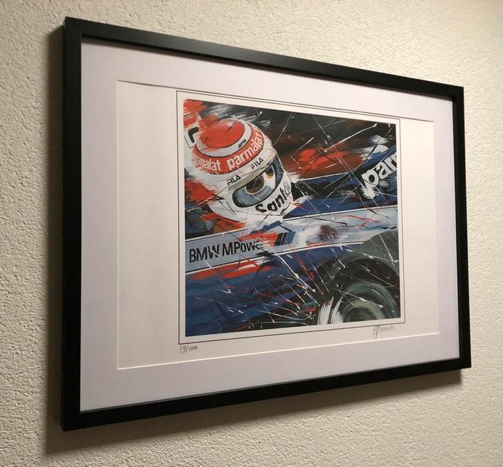 Nelson Piquet - Eric Jan Kremer, Verzamelen, Automerken, Motoren en Formule 1, Zo goed als nieuw, Formule 1, Ophalen