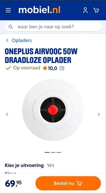 OnePlus AIRVOOC 50W Magnetic Charger

 beschikbaar voor biedingen