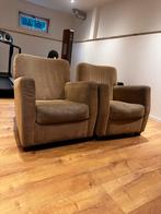 Montel fauteuil ecru 2 stuks, Huis en Inrichting, Banken | Complete zithoeken, Ophalen, Zo goed als nieuw