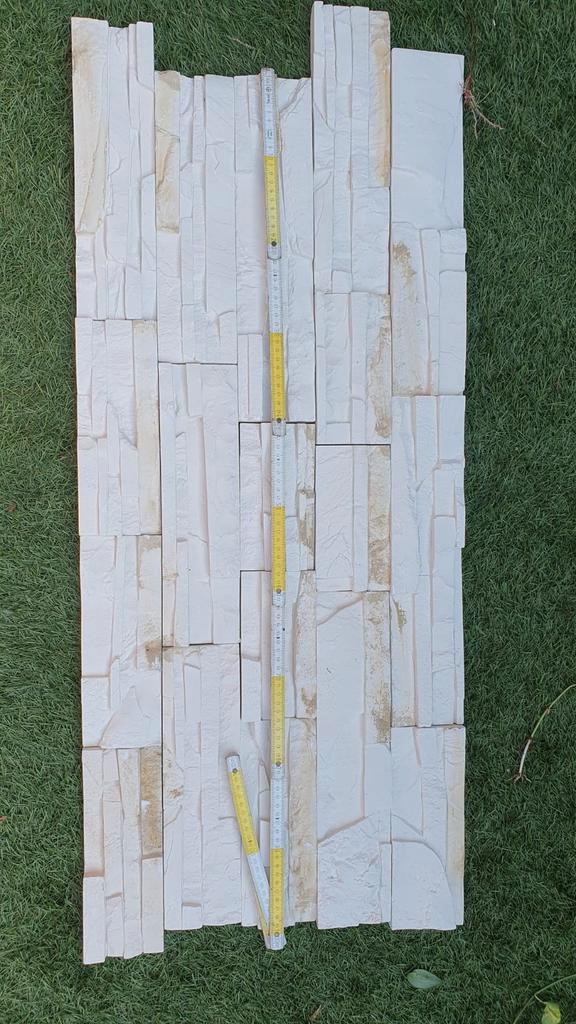 Steenstrips gips - Malta Stone Master, Doe-het-zelf en Verbouw, Metselstenen, Nieuw, Overige typen, Ophalen