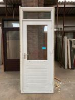 Achterdeur met kozijn, schuurdeur (dubbelglas), Doe-het-zelf en Verbouw, Deuren en Horren, Ophalen, Gebruikt, 80 tot 100 cm, Buitendeur