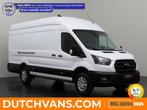 Ford Transit 2.0TDCI 130PK L4H3 Jumbo | Navigatie | Camera |, Auto's, Stof, Gebruikt, Navigatiesysteem, Wit