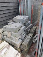 Voetstukken/blokken voor bouwhekken, Doe-het-zelf en Verbouw, Overige Doe-het-zelf en Verbouw, Ophalen, Gebruikt