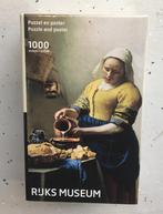 NIEUW Rijksmuseum puzzel, Vermeer, Melkmeisje, 1000 stukjes, Nieuw, Ophalen of Verzenden, 500 t/m 1500 stukjes, Legpuzzel