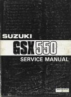 Suzuki GSX550 service manual (7450z) motor, Motoren, Ophalen of Verzenden, Suzuki