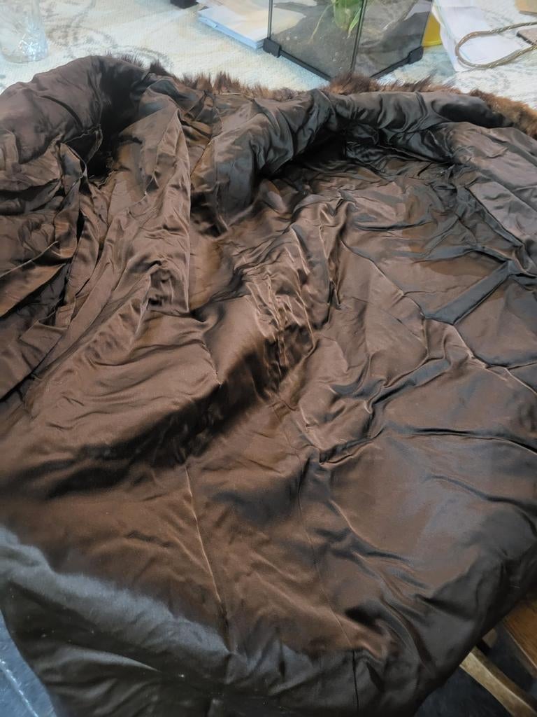 Mooie gebruikte bontjas, Kleding | Heren, Ophalen of Verzenden, Gedragen, Bruin