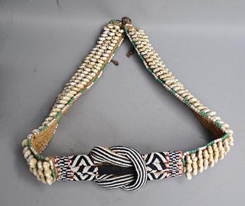 Museumwaardige Kuba koninklijke riem - DR Congo - 1945-1960 beschikbaar voor biedingen