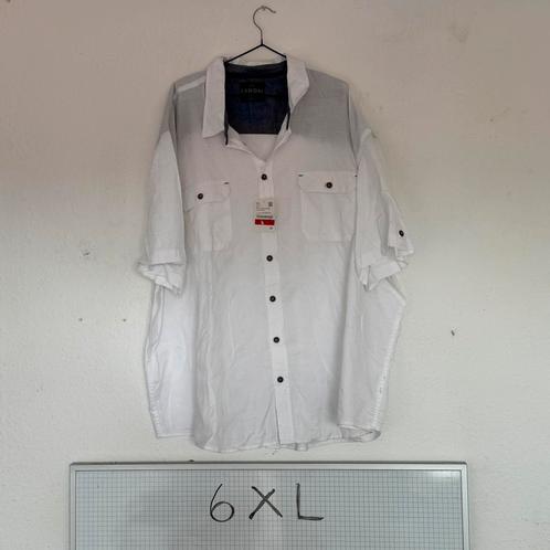 6XL Canda Overhemd Wit Lange Mouwen, Kleding | Heren, Overhemden, Nieuw, Overige halswijdtes, Wit, Ophalen of Verzenden