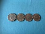 4 Zilveren kwartjes uit Wilhelmina tijdperk, Postzegels en Munten, Munten | Nederland, Setje, Zilver, 25 cent, Ophalen of Verzenden